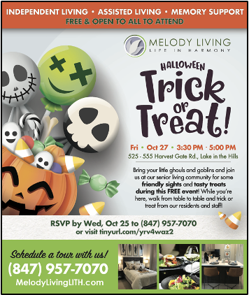 safe Halloween trick or treating at Melody Living